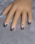 Black Hearts Nail Set
