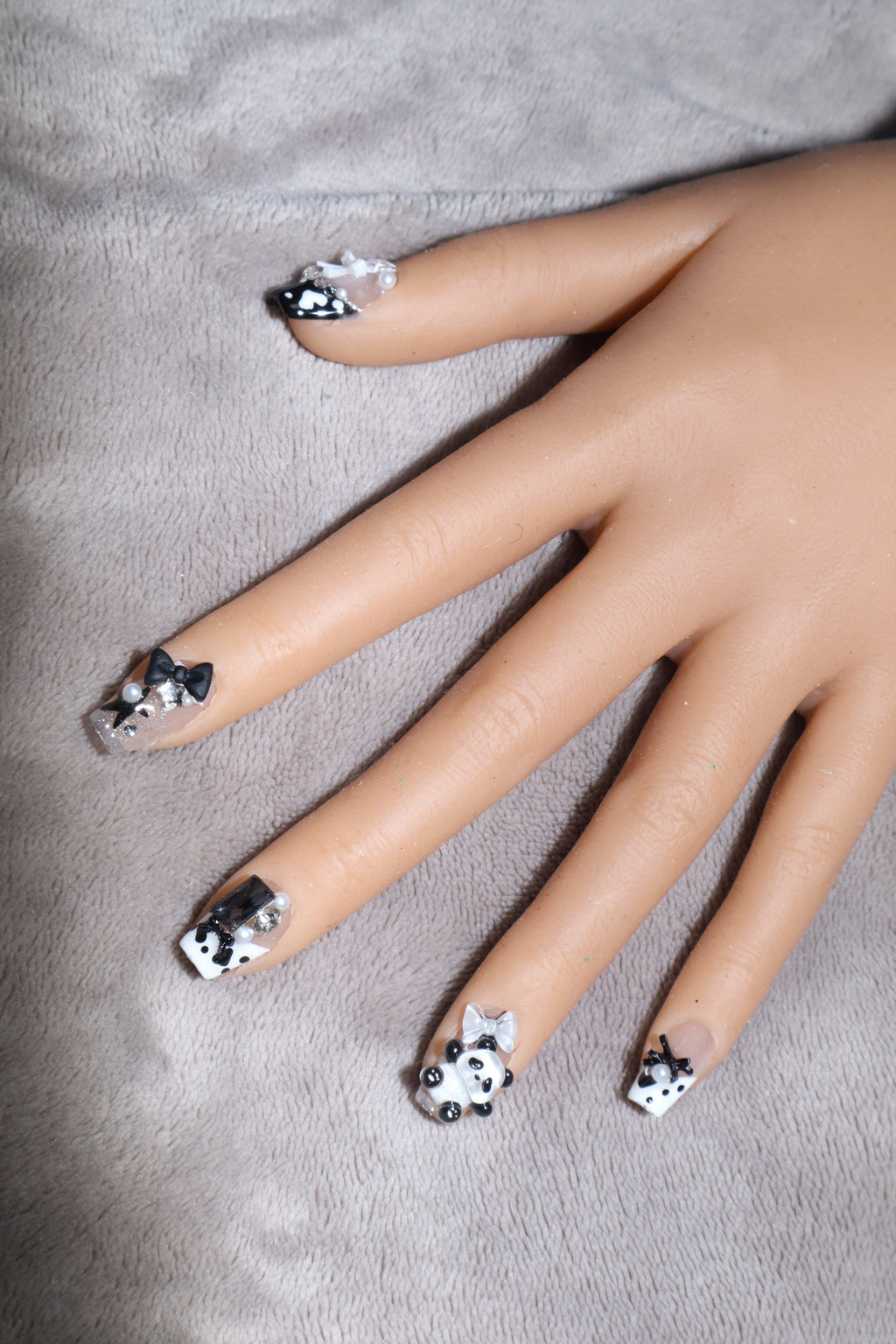 Pretty Panda Nail Set
