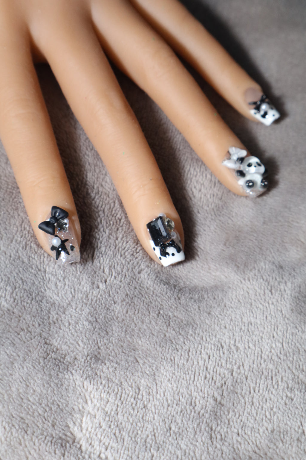 Pretty Panda Nail Set